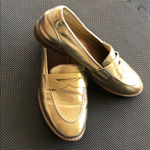Old Navy Shoes - Golden loafers
